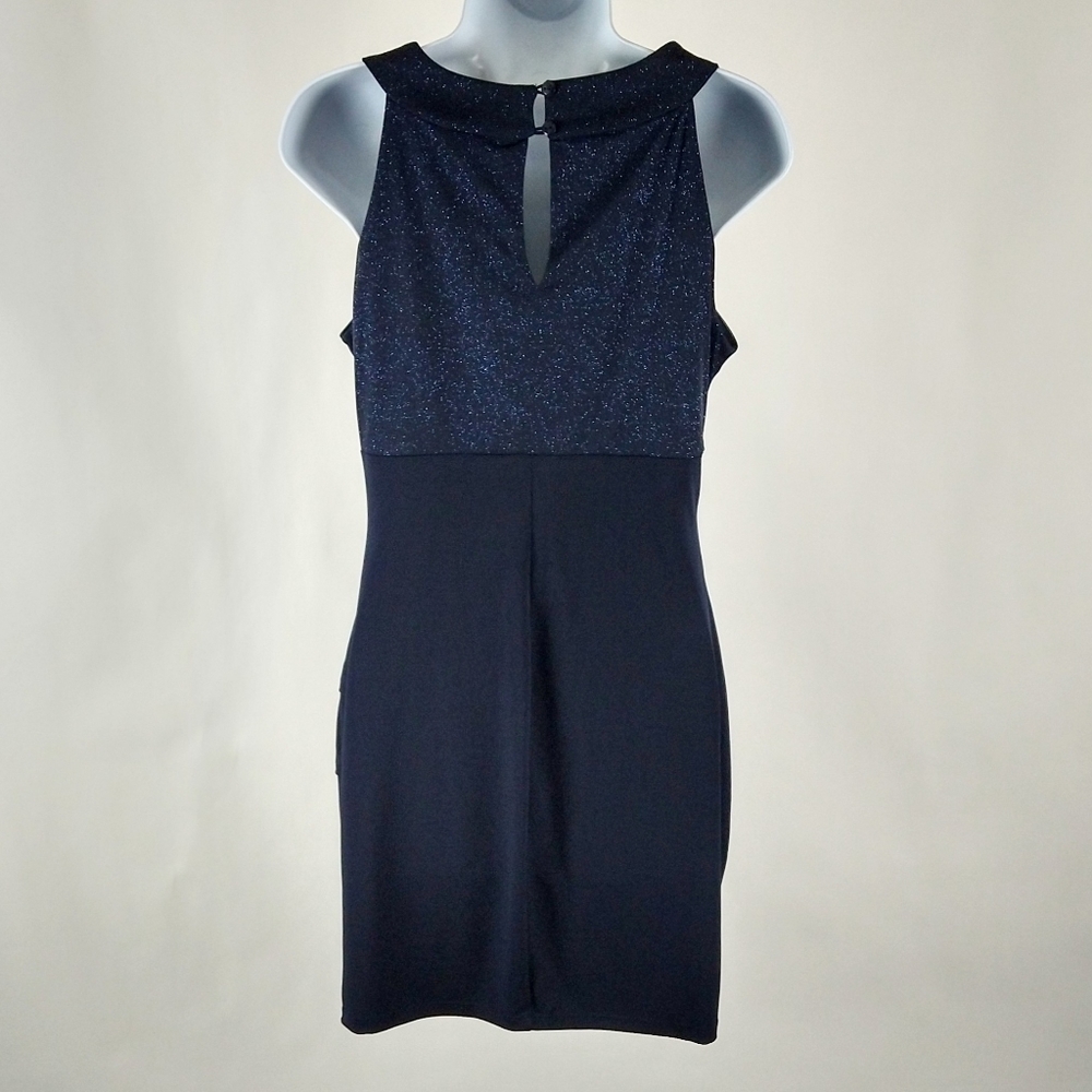 Enfocus petite navy cocktail dress - Picture 3 of 8